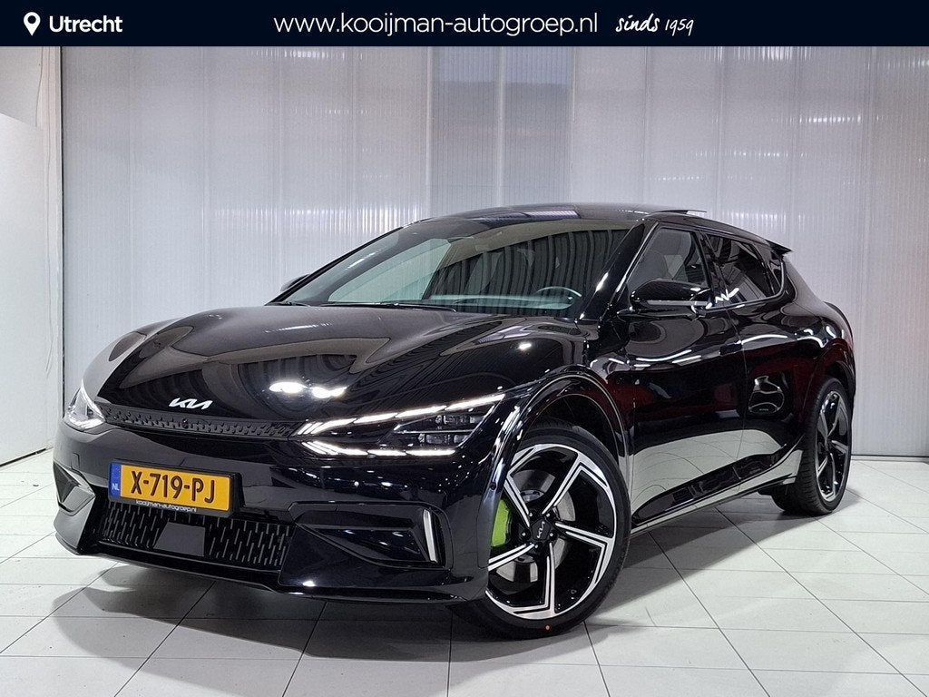 Kia EV6 GT AWD 77.4 kWh 585 PK, Uniek 1559 km, Panorama Dak,, Auto's, Alcantara, Origineel Nederlands, Vierwielaandrijving, EV6