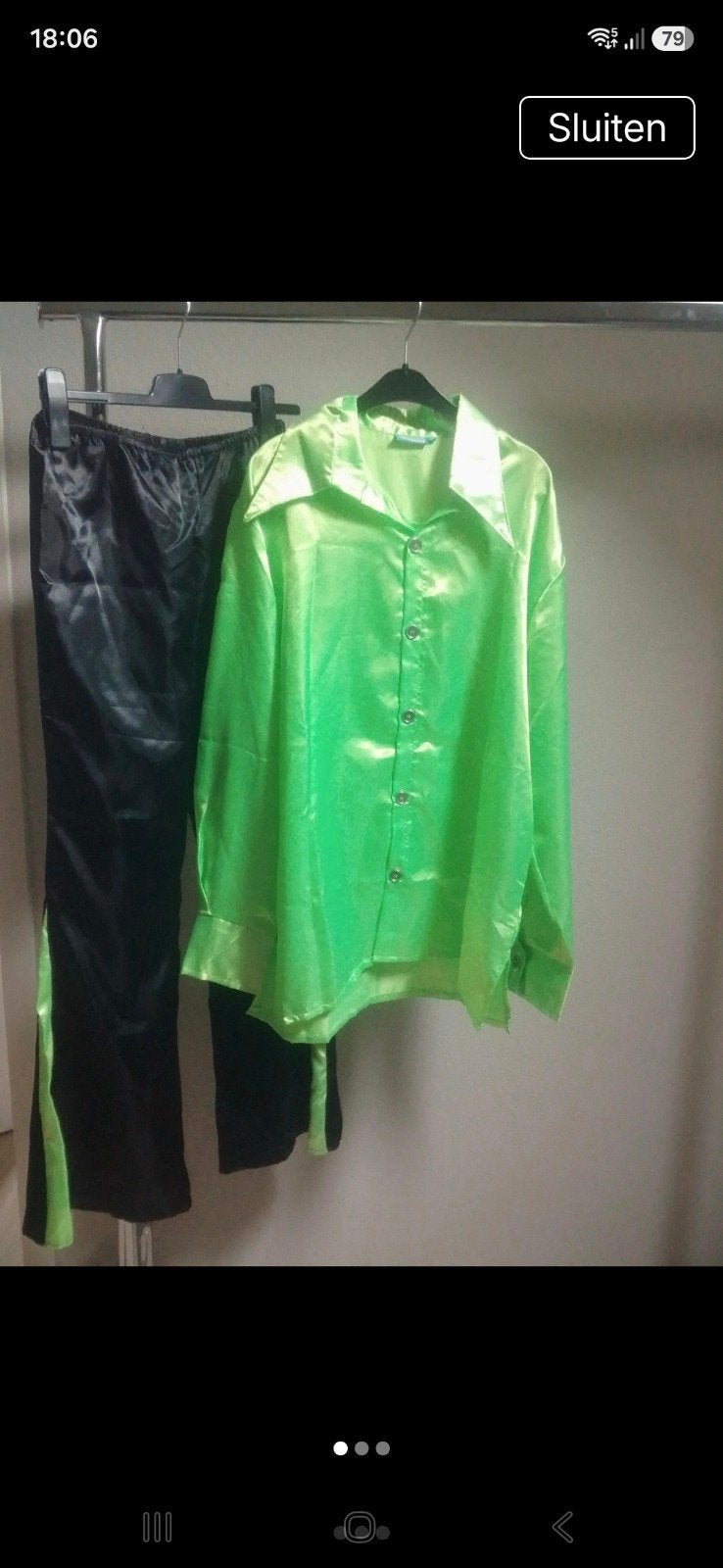 Disco outfit maat M, Carnaval, Maat 48/50 (M), Partymix, Ophalen of Verzenden