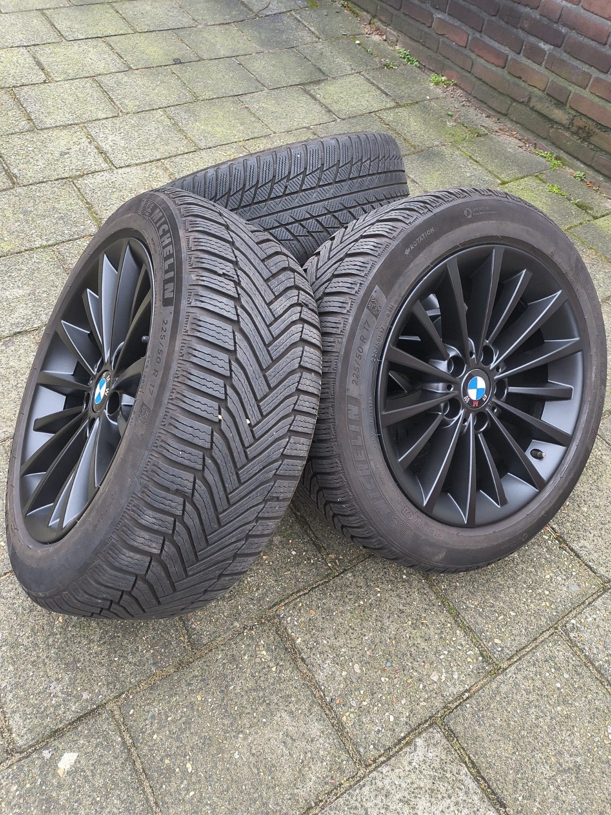 Bmw velgen 17 inch winterbanden origineel 5x120 3 serie m3, Auto-onderdelen, Ophalen, Gebruikt, BMW