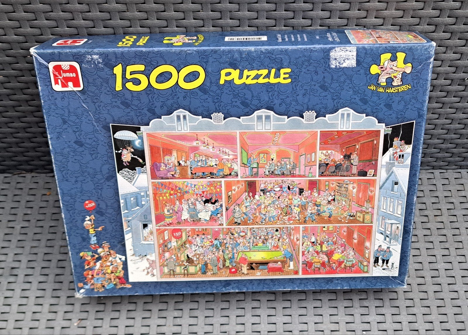 Jan van Haasteren Legpuzzel 1500 stukjes - Grand cafe, Hobby en Vrije tijd, Ophalen, 500 t/m 1500 stukjes, Zo goed als nieuw, Legpuzzel