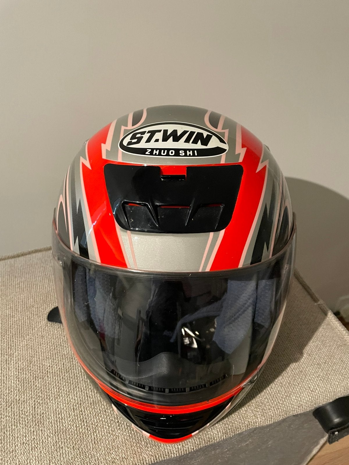 Motorhelm maat L - ST.WIN Zhuo Shi, Heren, Integraalhelm, L, Tweedehands