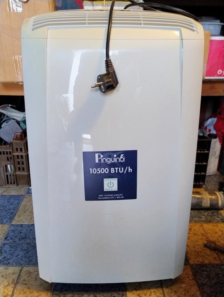 Delonghi mobiele airco voor koelen, Ophalen, Gebruikt, Minder dan 60 m³, 3 snelheden of meer