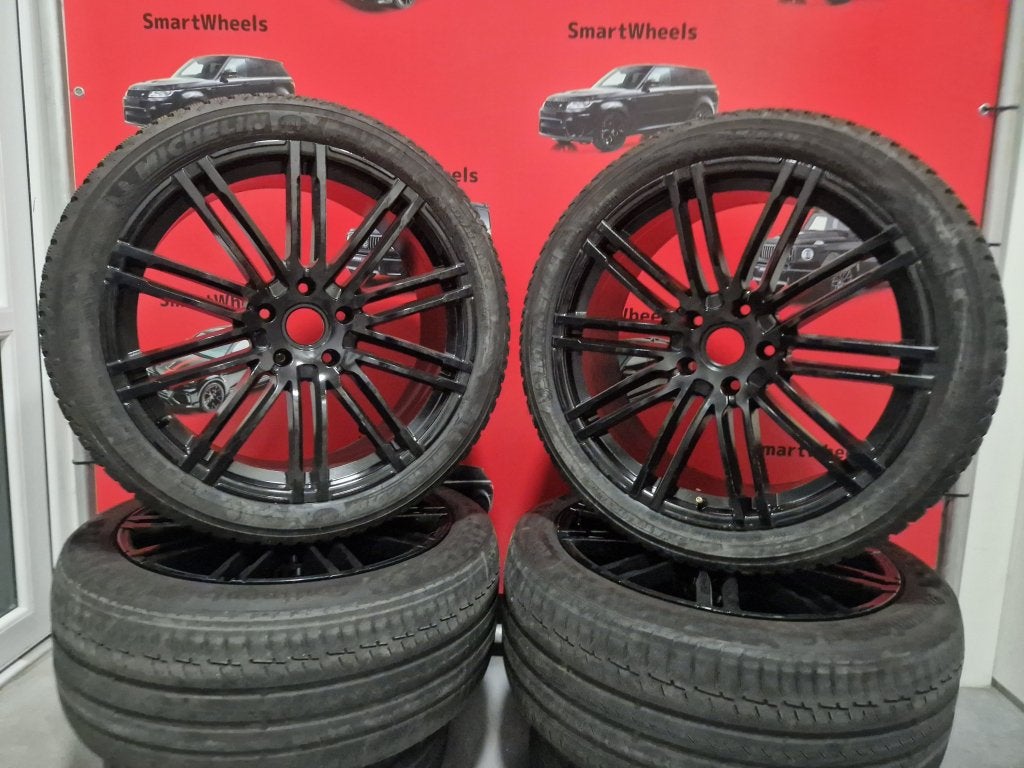 21 inch PORSCHE CAYENNE PANAMERA GTS TURBO VELGEN BANDEN, Auto-onderdelen, Banden en Velgen, Niet ingevuld, 295 mm, Banden en Velgen