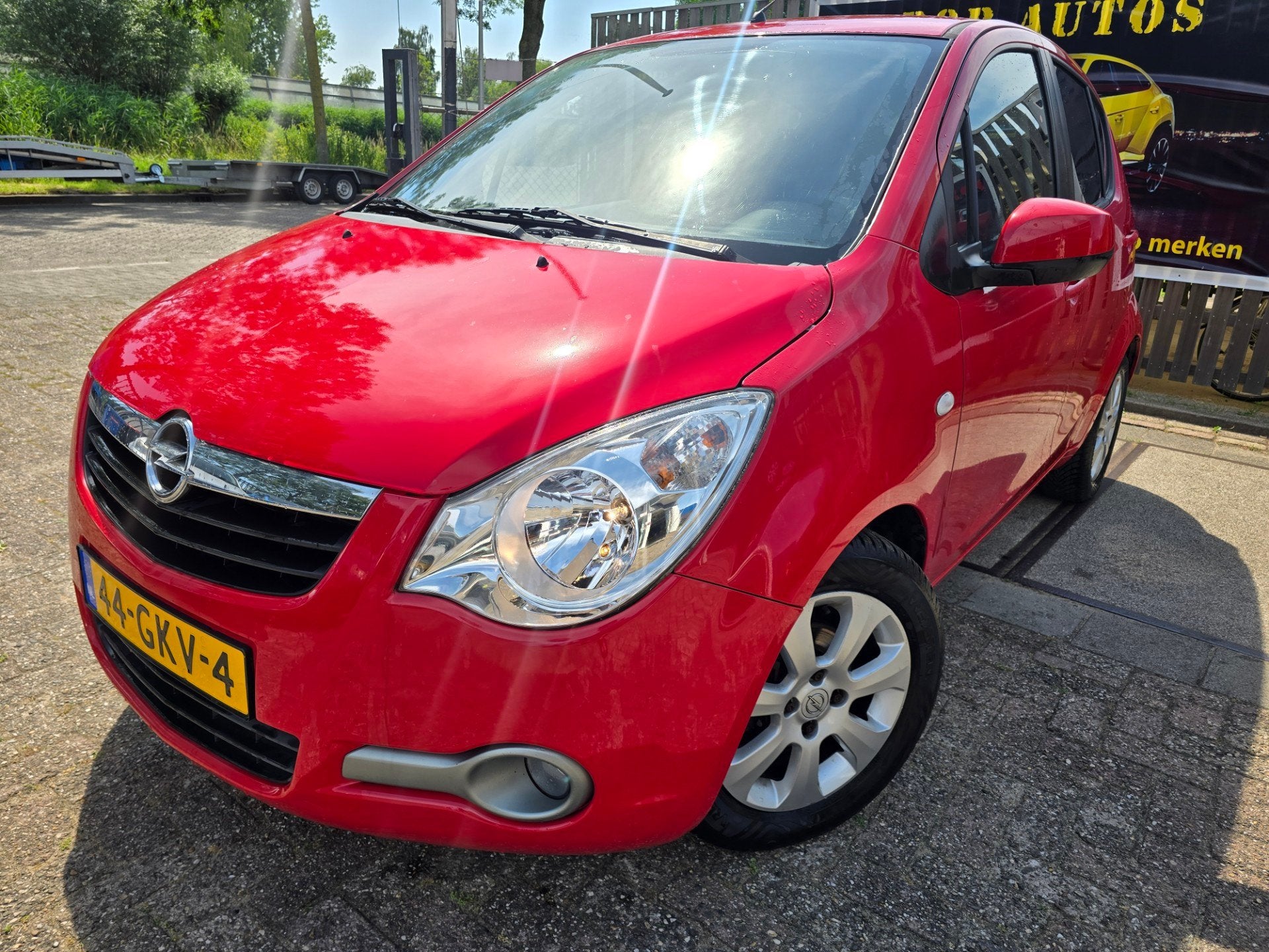 Opel Agila 1.2 Enjoy/AUTOMAAT/nap/airco/trekhaak/apk/rijd sc