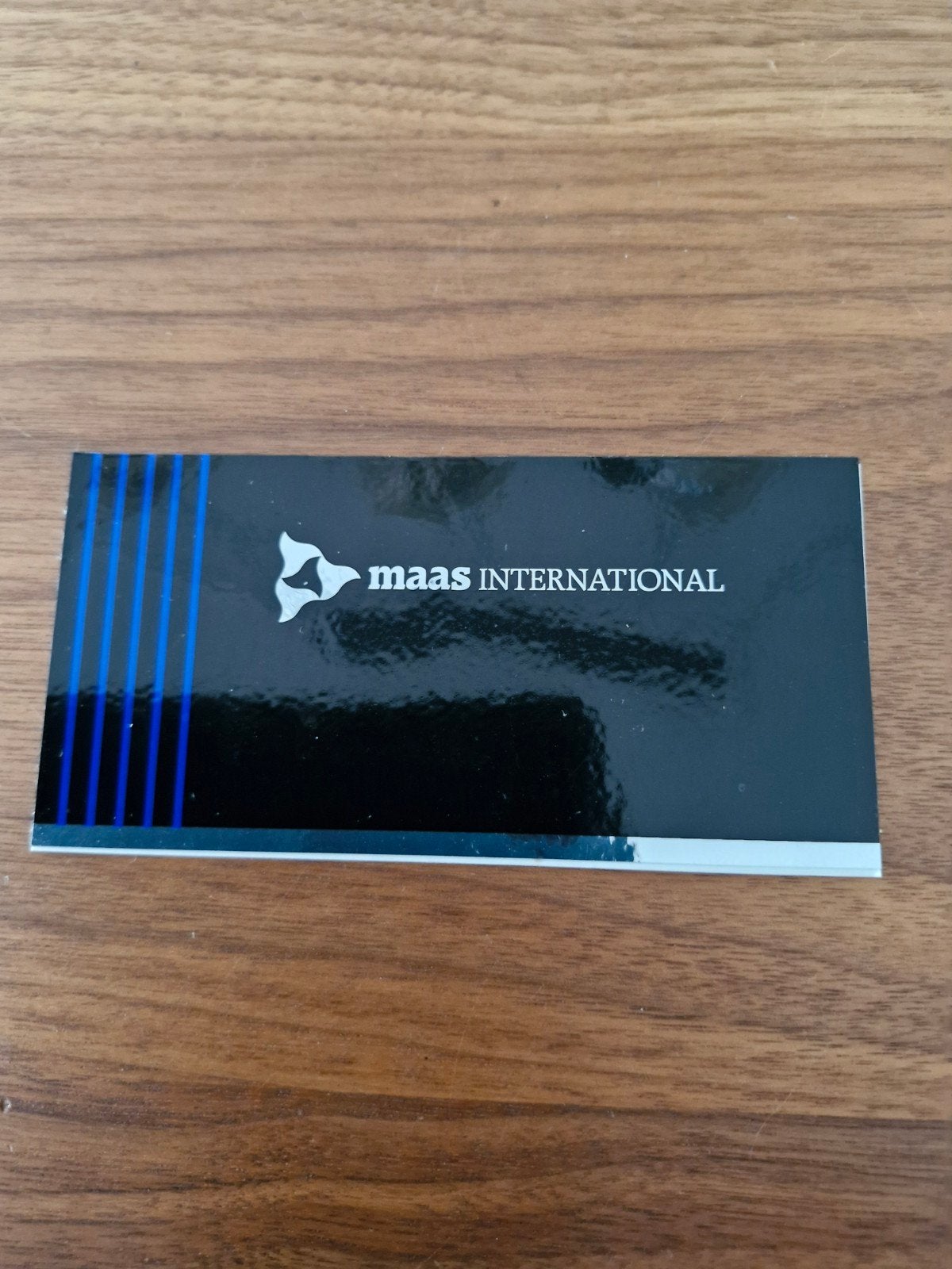8782 Maas International sticker, Ophalen of Verzenden, Nieuw, Bedrijf of Vereniging