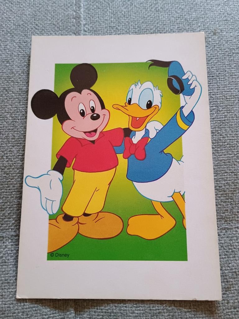 Oude Disney Donald Duck ansichtkaart, Verzamelen, Ophalen of Verzenden, Donald Duck, Overige typen