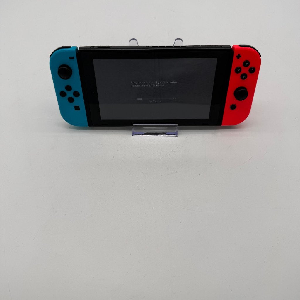 Nintendo Switch Console - Rood/Blauw - In goede staat, Ophalen of Verzenden, Zo goed als nieuw, Met 2 controllers, Switch Original