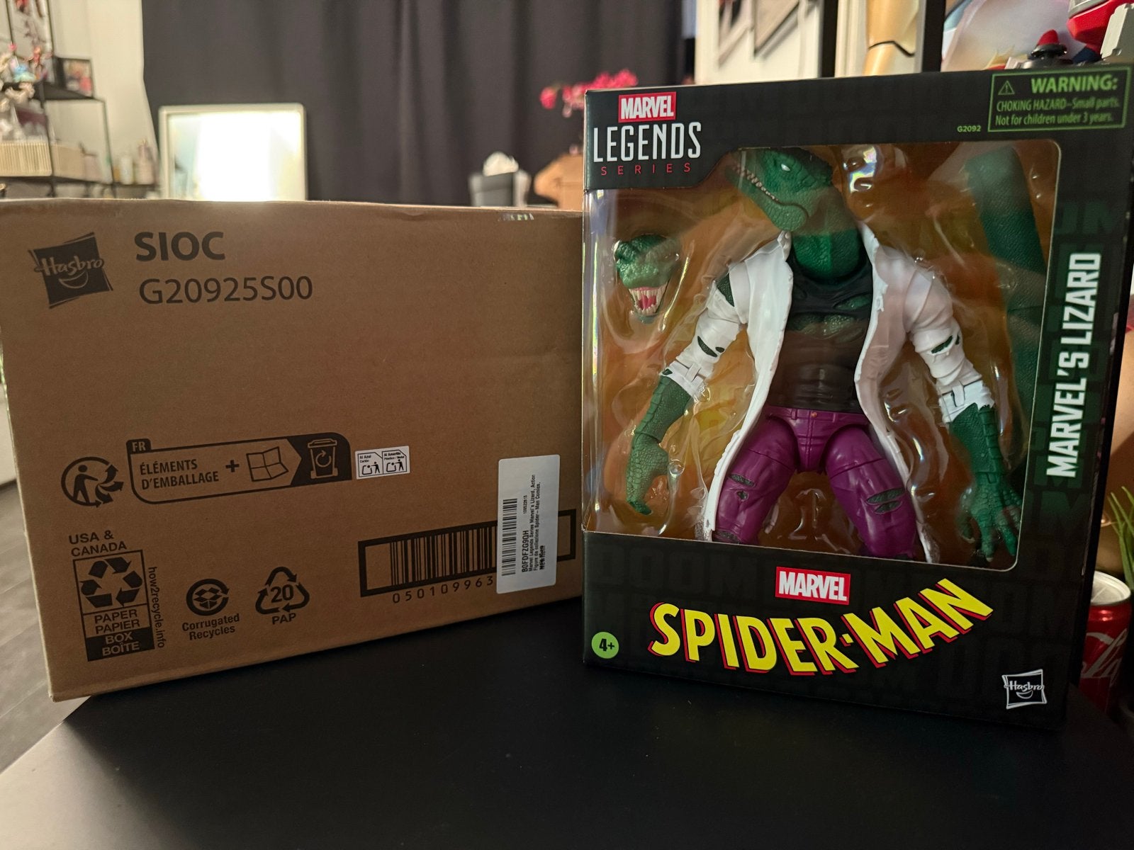 Marvel Legends Deluxe Lizard Actiefiguur Spider-Man, Verzenden, Nieuw