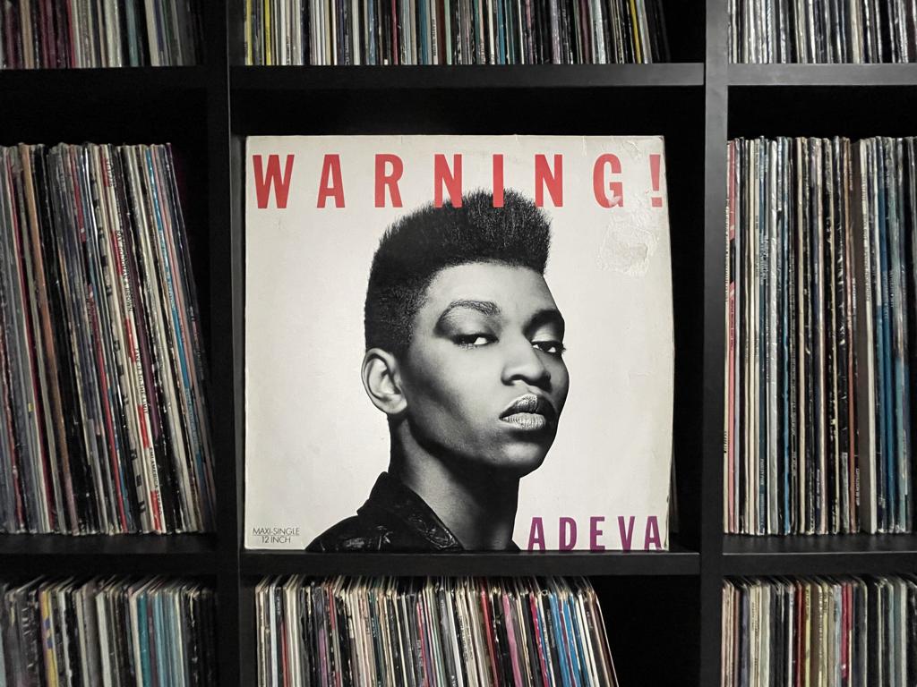 Adeva-Warning 12 inch vinyl in goede staat, Gebruikt, 1980 - 1989, Ophalen of Verzenden, 12 inch