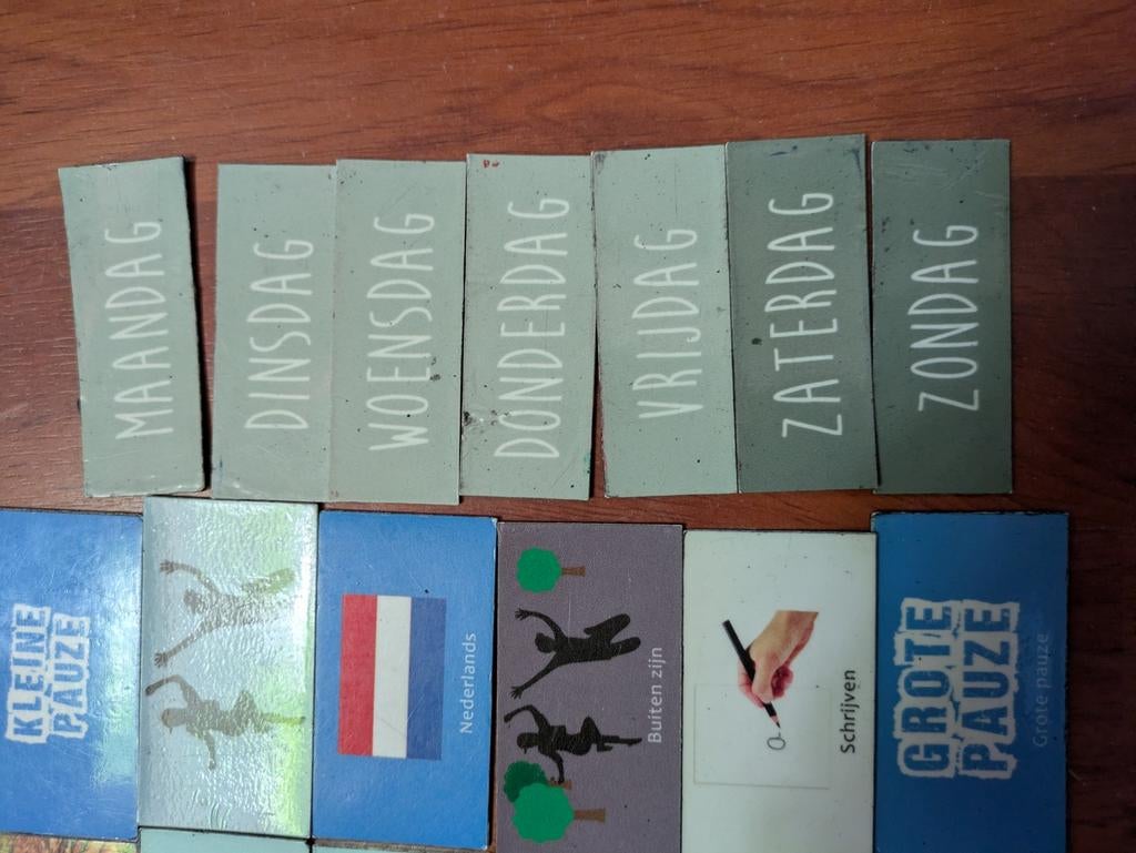 Pictogrammen kaartjes, Ophalen