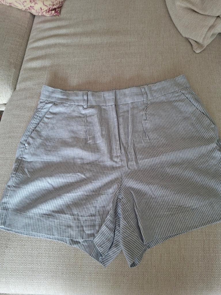 Nautica Jeans gestreepte shorts - Maat 16 (44/46), Nautica Jeans, Kort, Blauw, Maat 46/48 (XL) of groter