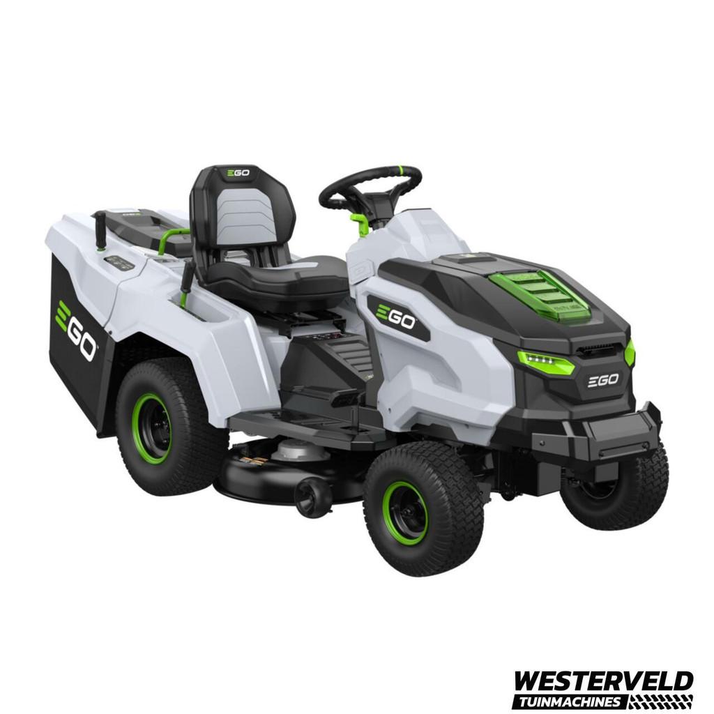 EGO accu zitmaaier met opvangbak 98cm 4x10AH accu GRATIS, Nieuw, EGO