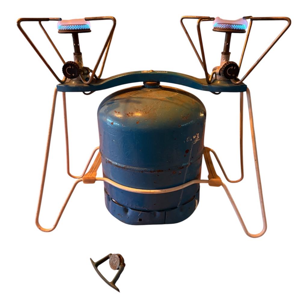 camping gasstel 2 pits Campingaz Service, Ophalen of Verzenden, Gebruikt