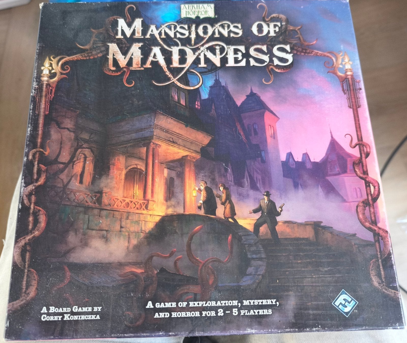 Mansions of Madness bordspel - Gebruikt met gebruikerssporen, Hobby en Vrije tijd, Gezelschapsspellen | Bordspellen, Vijf spelers of meer