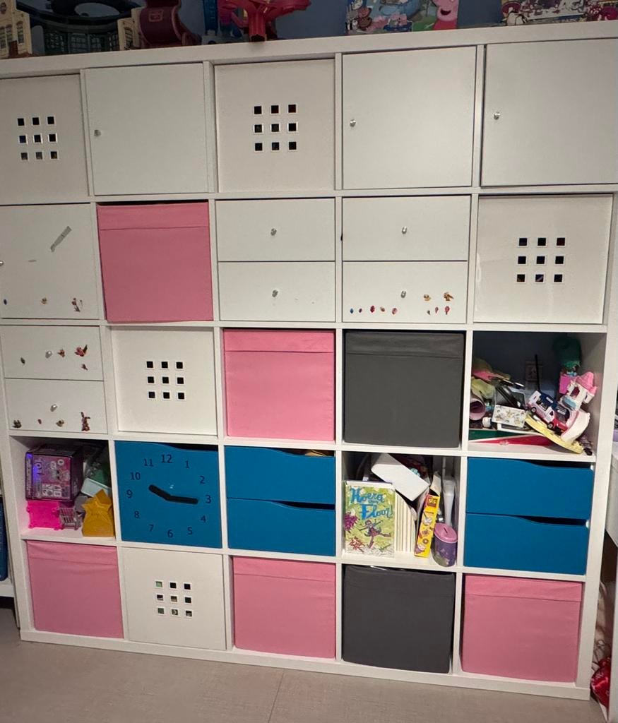 IKEA kallax kast 25 vakjes, Ophalen, Gebruikt
