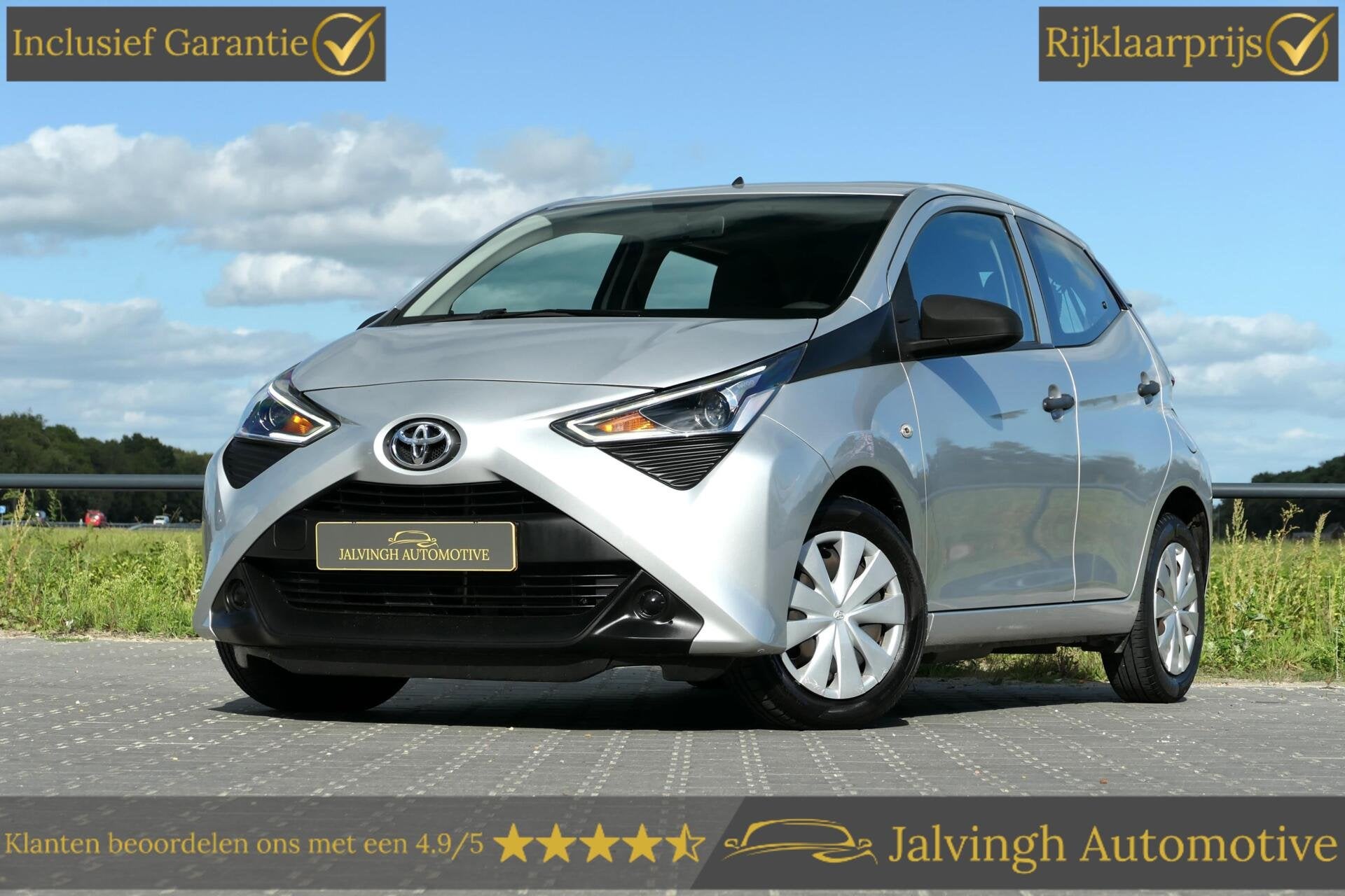 Toyota Aygo 1.0 VVT-i x-fun|Airco|Bluetooth!, Auto's, Voorwielaandrijving, Stof, Gebruikt, Met garantie (alle)