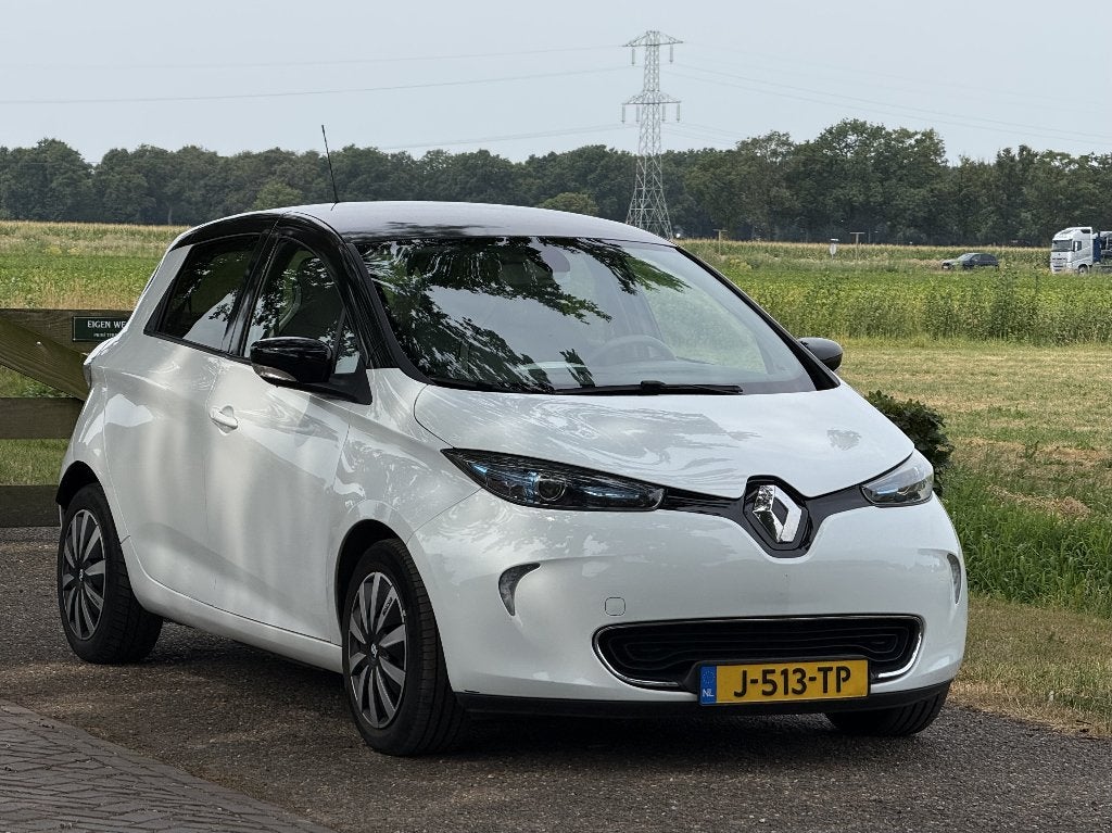 Renault Zoe Life 41kWh incl. Koopaccu SOH, Auto's, Renault, Stof, Beige, 135 min, Wit