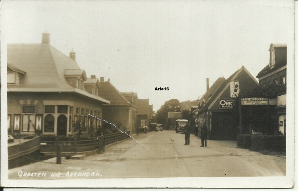 Avenhorn, Verzenden, 1920 tot 1940, Gelopen, Noord-Holland