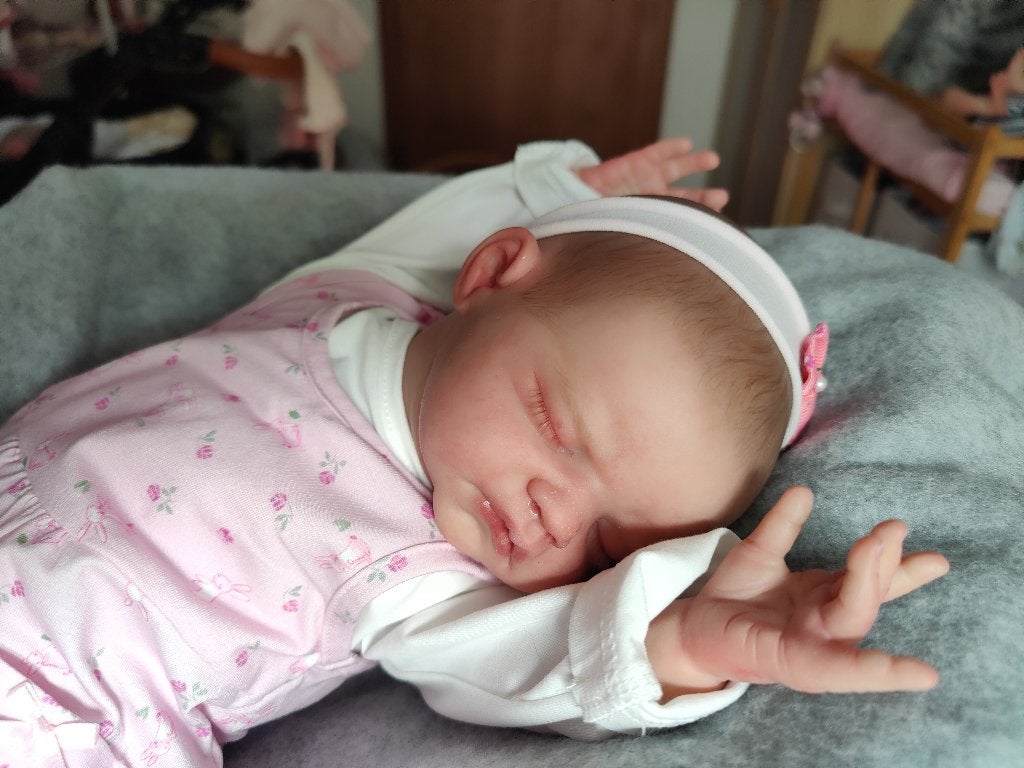Reborn Jules Melanie Gebhardt, Verzamelen, Poppen, Ophalen of Verzenden, Nieuw, Pop, Levensecht of Reborn