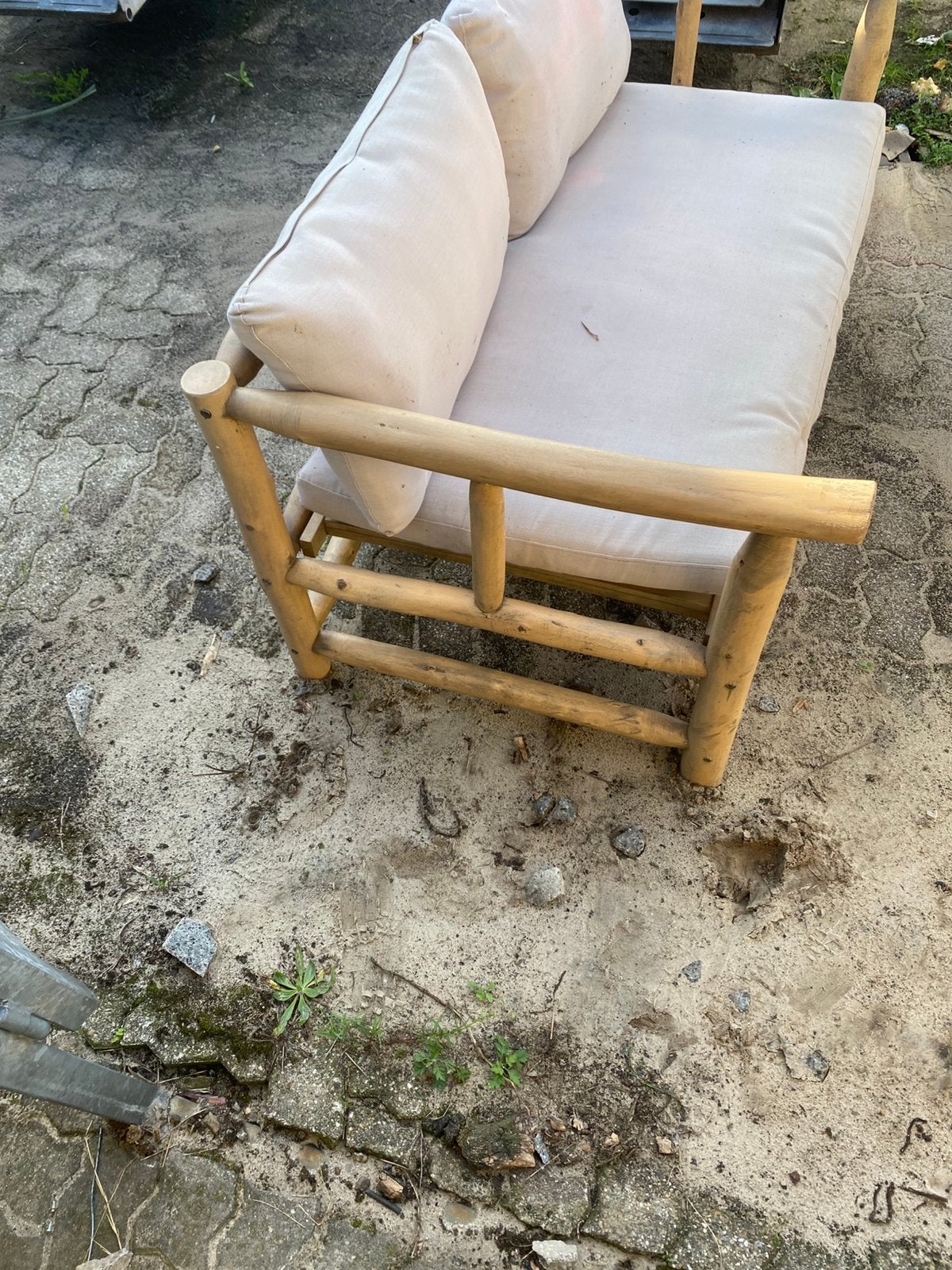Lounchbank voor buiten en binnen, Ophalen of Verzenden, Gebruikt, Hout