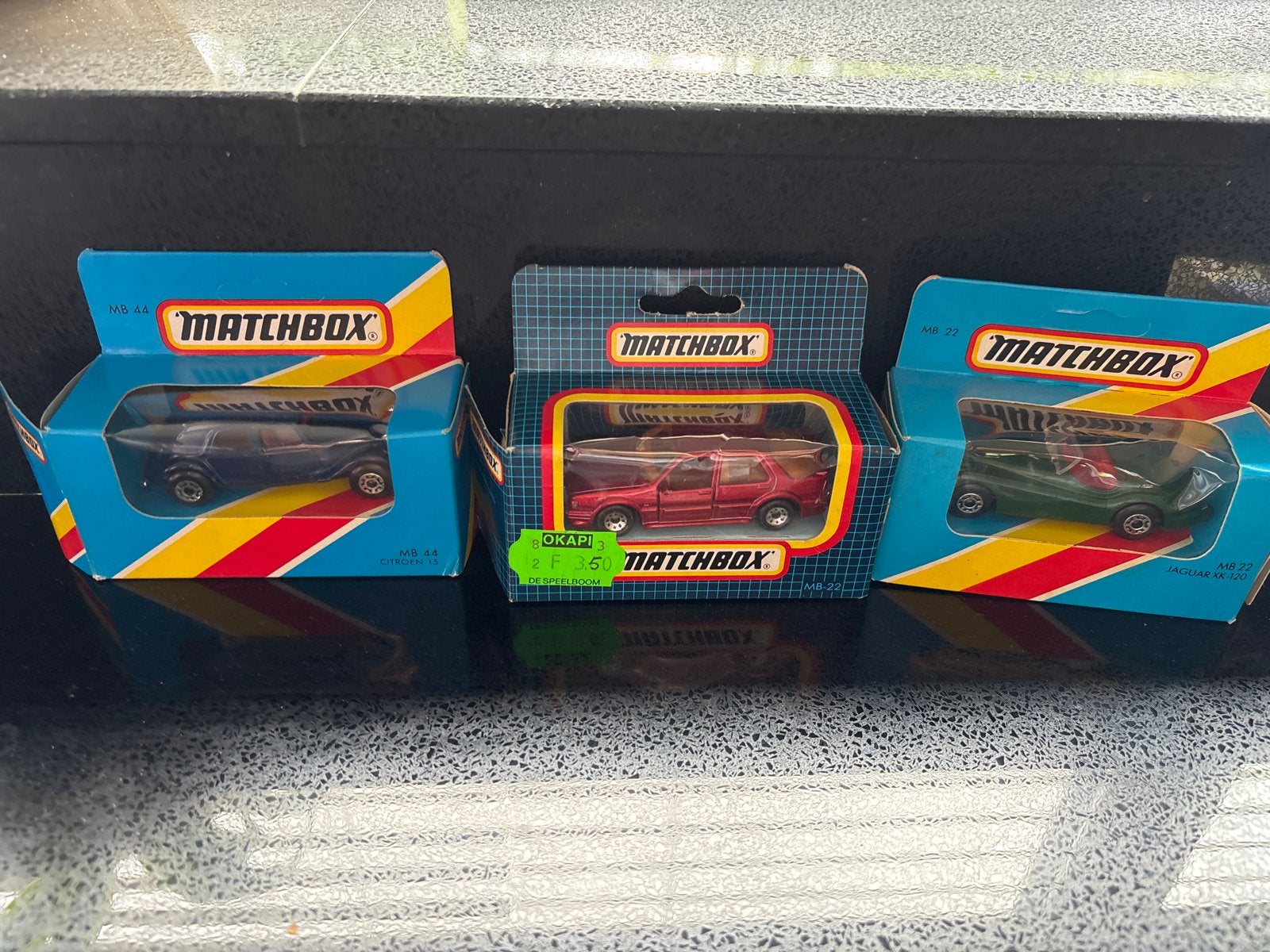 Matchbox modelauto's: Citroën, Saab, Jaguar - Nieuw in doos, Overige merken, 1:50 of kleiner, Auto, Nieuw