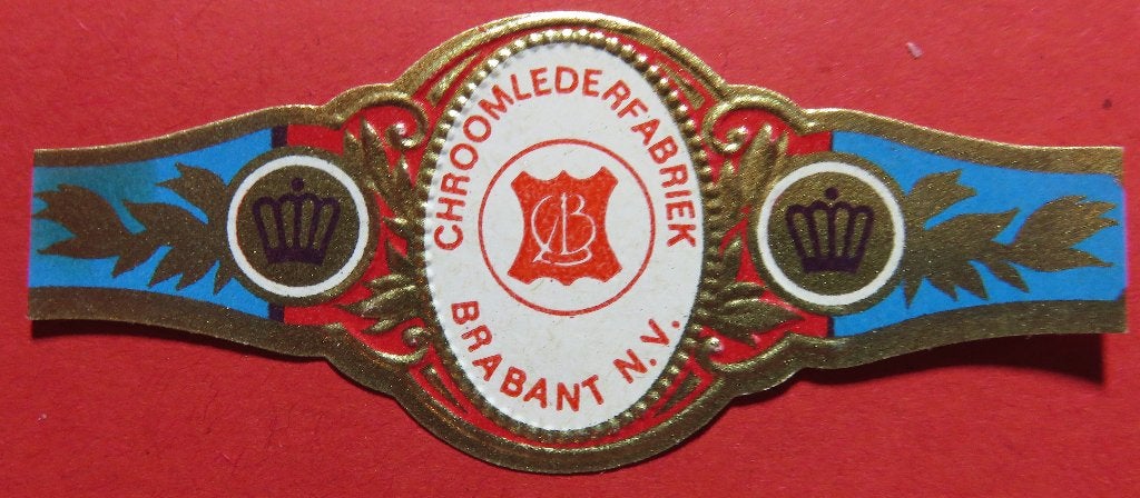 Chroomlederfabriek Brabant reclamebandje, Verzenden, Gebruikt, Sigarenbandjes