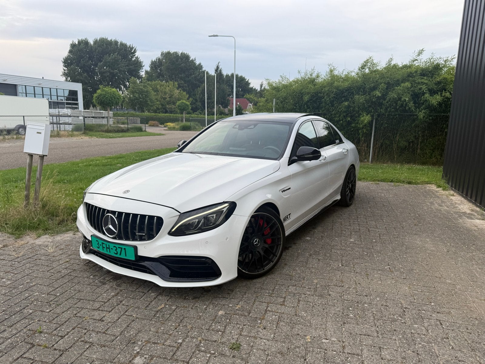 Mercedes C63S pano/burm/memory/head up/360, Auto's, Mercedes-Benz, Automaat, Achterwielaandrijving, 8 cilinders, 510 pk