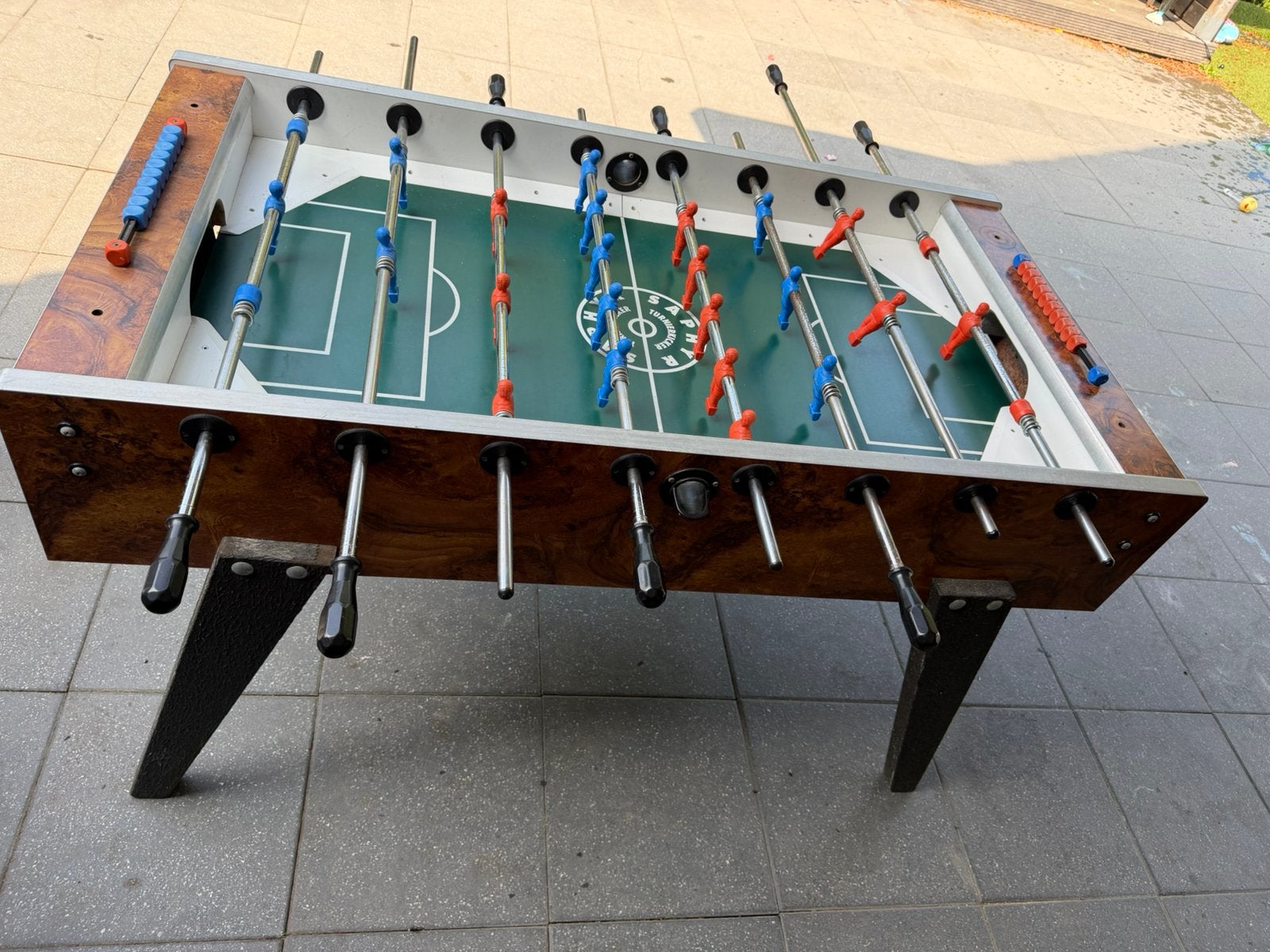 Garlando voetbaltafel, Ophalen, Gebruikt