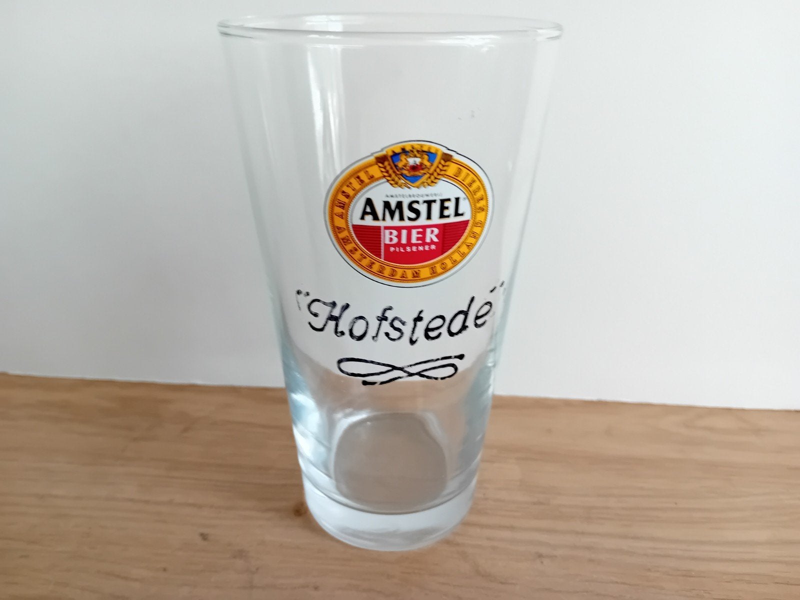 Amstel glas nummer 26 met vooropdruk, Verzamelen, Ophalen of Verzenden, Glas of Glazen, Amstel