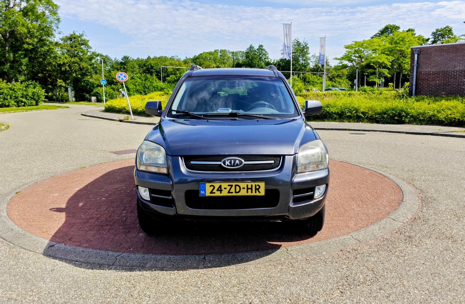 Kia Sportage 2.0 2WD, BJ 2008, APK tot 25 feb 2027, Auto's, Kia, 1442 kg, Stof, Origineel Nederlands, 75 €/maand