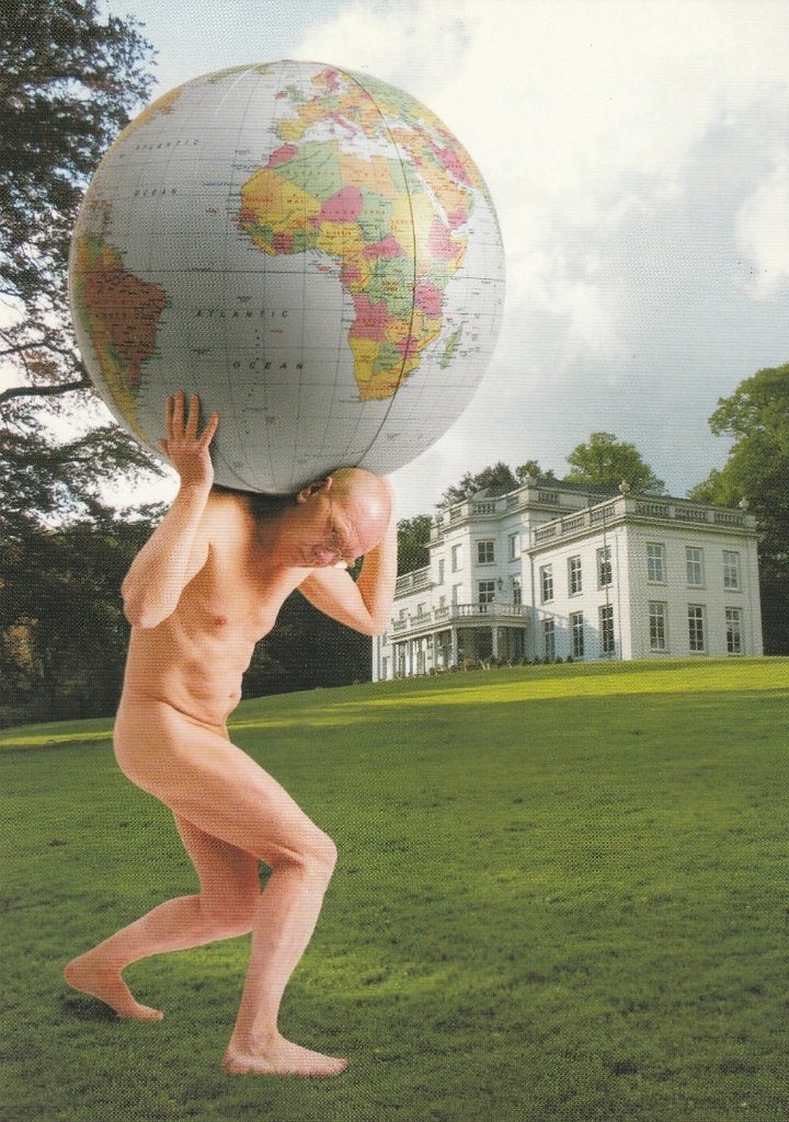 Arnhem Museum of Modern Art. Arno Arts.Blote man dr. Wereld, Ophalen, 1980 tot heden, Ongelopen, Gelderland