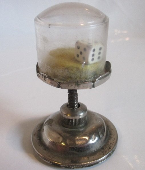 Oud cafespel jeu de comptoir met teerling, Antiek en Kunst, Curiosa en Brocante, Verzenden