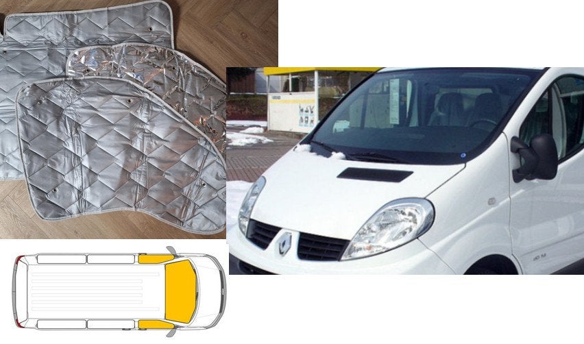 Raamisolatie Renault trafic/Vivaro 2001-2014 Grijs, Buurserstraat 15 A, 7481 EG,Haaksbergen, Ophalen of Verzenden, Info@123CamperOnderdelen.nl