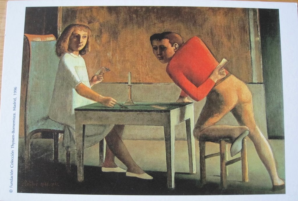 Balthus - het Kaartspel - 1950 - nieuw, Verzenden, 1980 tot heden, Ongelopen, Overige thema's