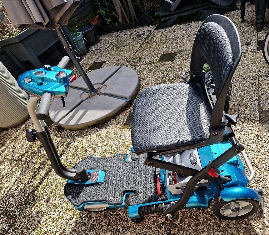 Luxe Bobby Blue Deluxe, Diversen, Ophalen, Inklapbaar, Elektrische rolstoel