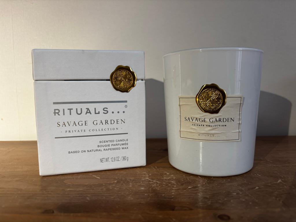 Rituals Savage Garden Geurkaars - Private Collection, Overige materialen, Wit, Nieuw, Ophalen of Verzenden