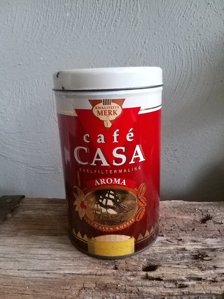 cafe casa koffie blik, Ophalen of Verzenden, Gebruikt, Koffie