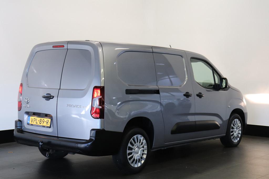 Toyota PROACE CITY 1.5 130PK Long EURO 6 - Airco - Navi - Cr, Auto's, Bestelauto's, Voorwielaandrijving, Stof, Gebruikt, 4 cilinders