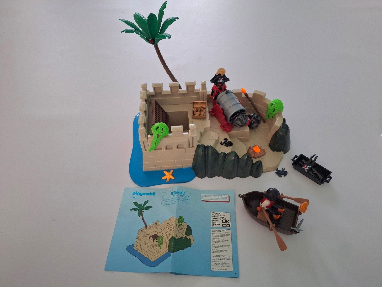 Playmobil 4007 Superset piratenvesting, Pirates, Gebouw, Complete set, Ophalen of Verzenden