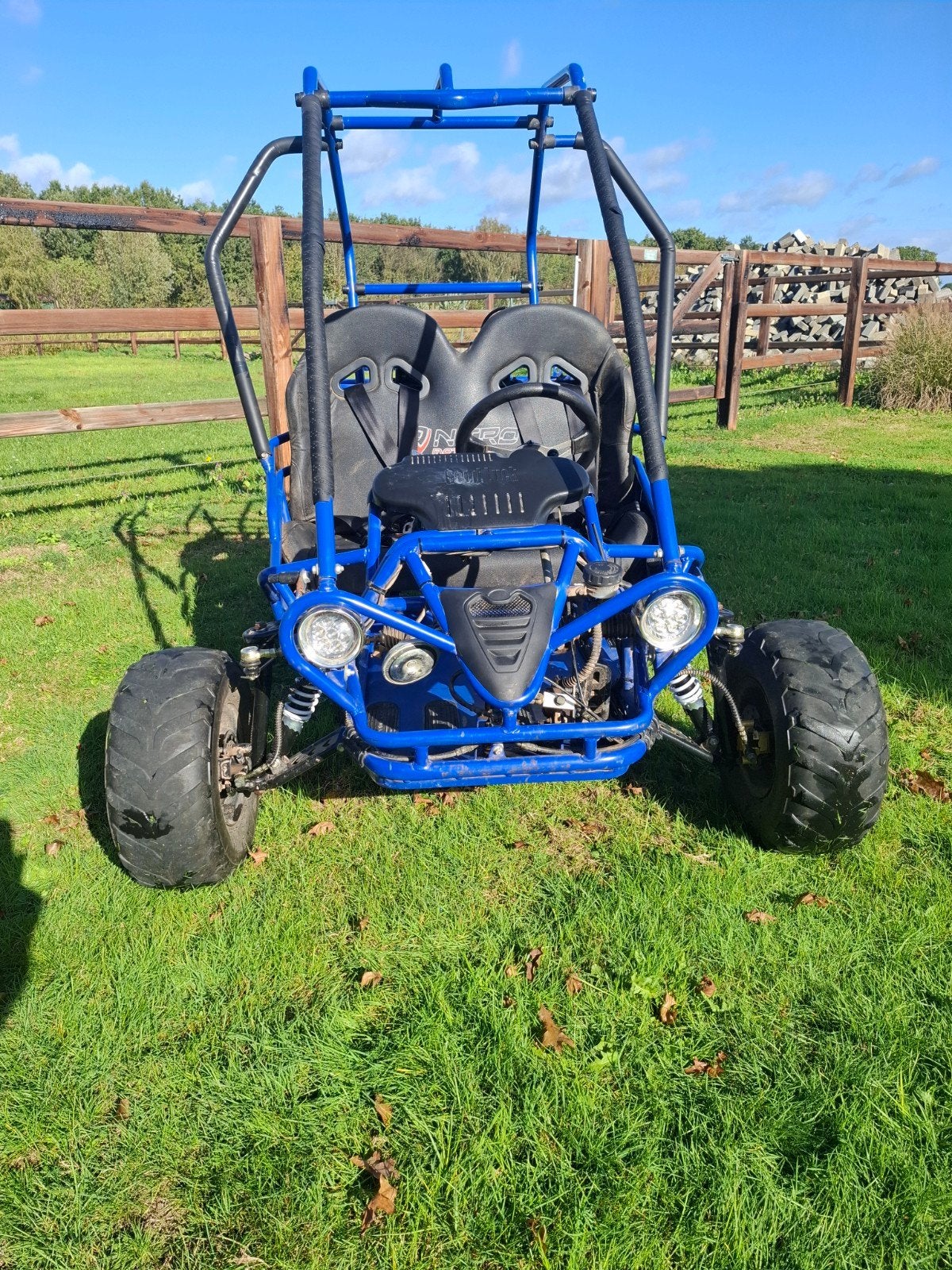 Nitro Buggy 125cc - Blauw, 125 cc, 11 kW of minder, 1 cilinder
