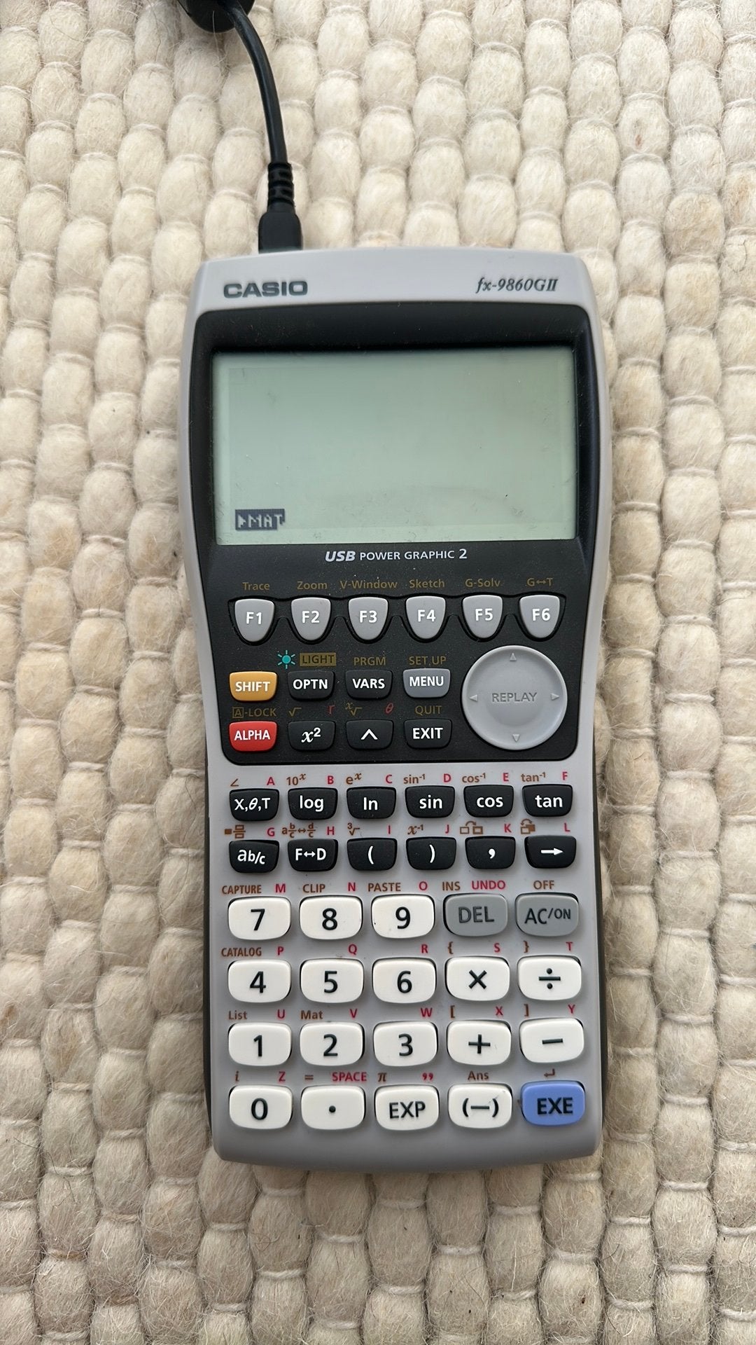 Grafische rekenmachine : Casio fx-9860GII, Ophalen of Verzenden, Grafische rekenmachine, Zo goed als nieuw