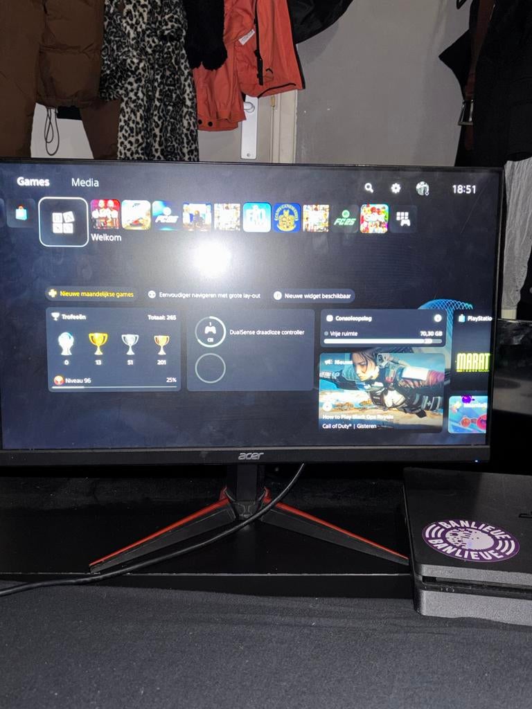 Game monitor, Gaming, IPS, Nieuw, Full HD