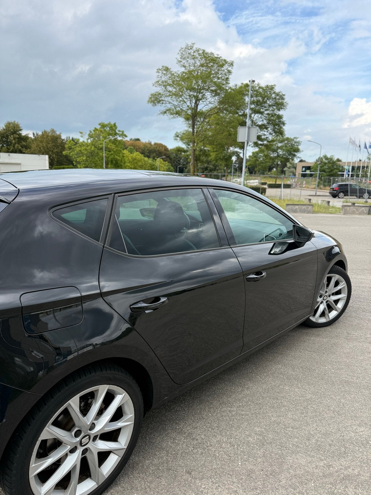 Seat Leon 1.5 TSI 150PK Dsg-7 2019 Zwart, Auto's, 1498 cc, Zwart, 4 cilinders, 620 kg