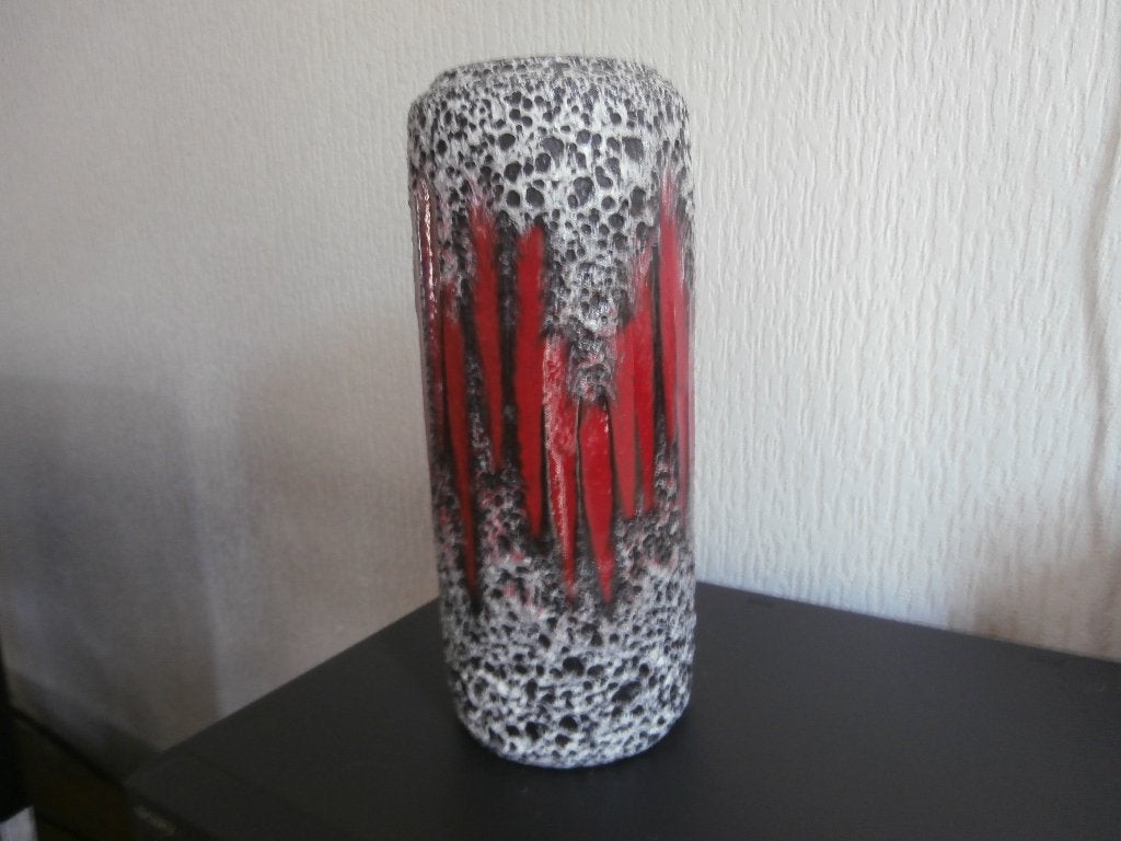Scheurich vaas Fat Lava LEES, Zo goed als nieuw, Steen/keramiek, Ophalen, 28 cm