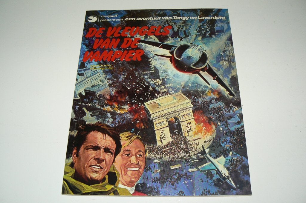 Tangy en Laverdure, De vleugels van de Vampier. Dargaud 1982, Eén stripboek, Ophalen of Verzenden, Zo goed als nieuw