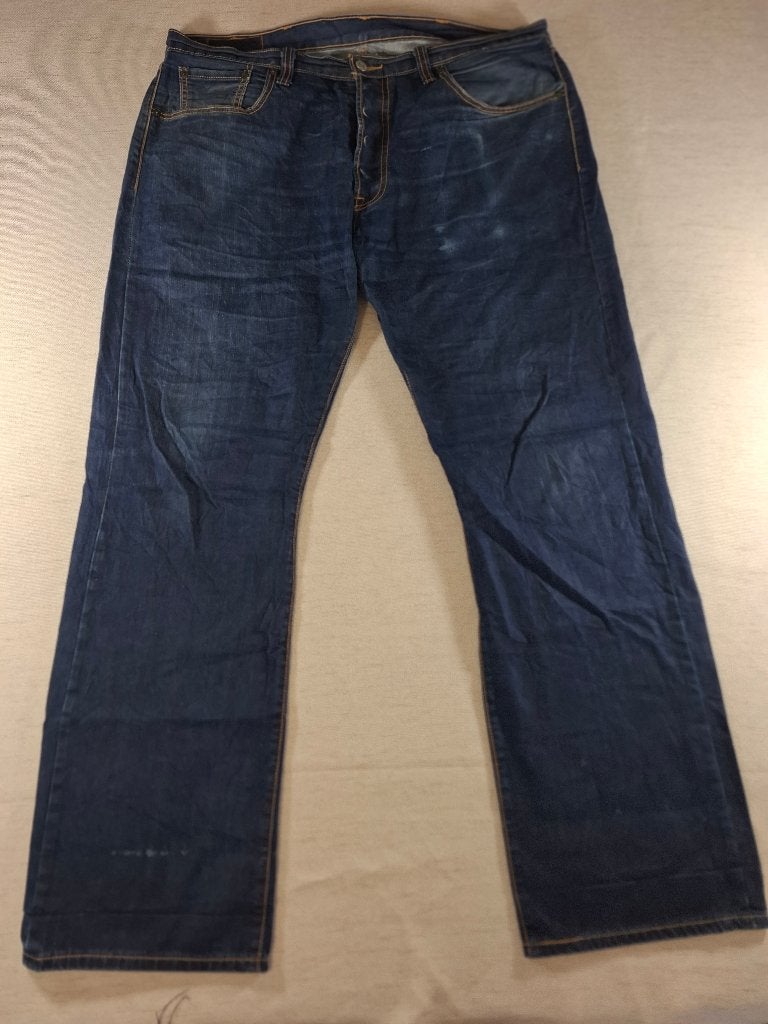 Levi's 501 Jeans maat 38/32 Blauw, W36 - W38 (confectie 52/54), Zo goed als nieuw, Levi’s, Verzenden
