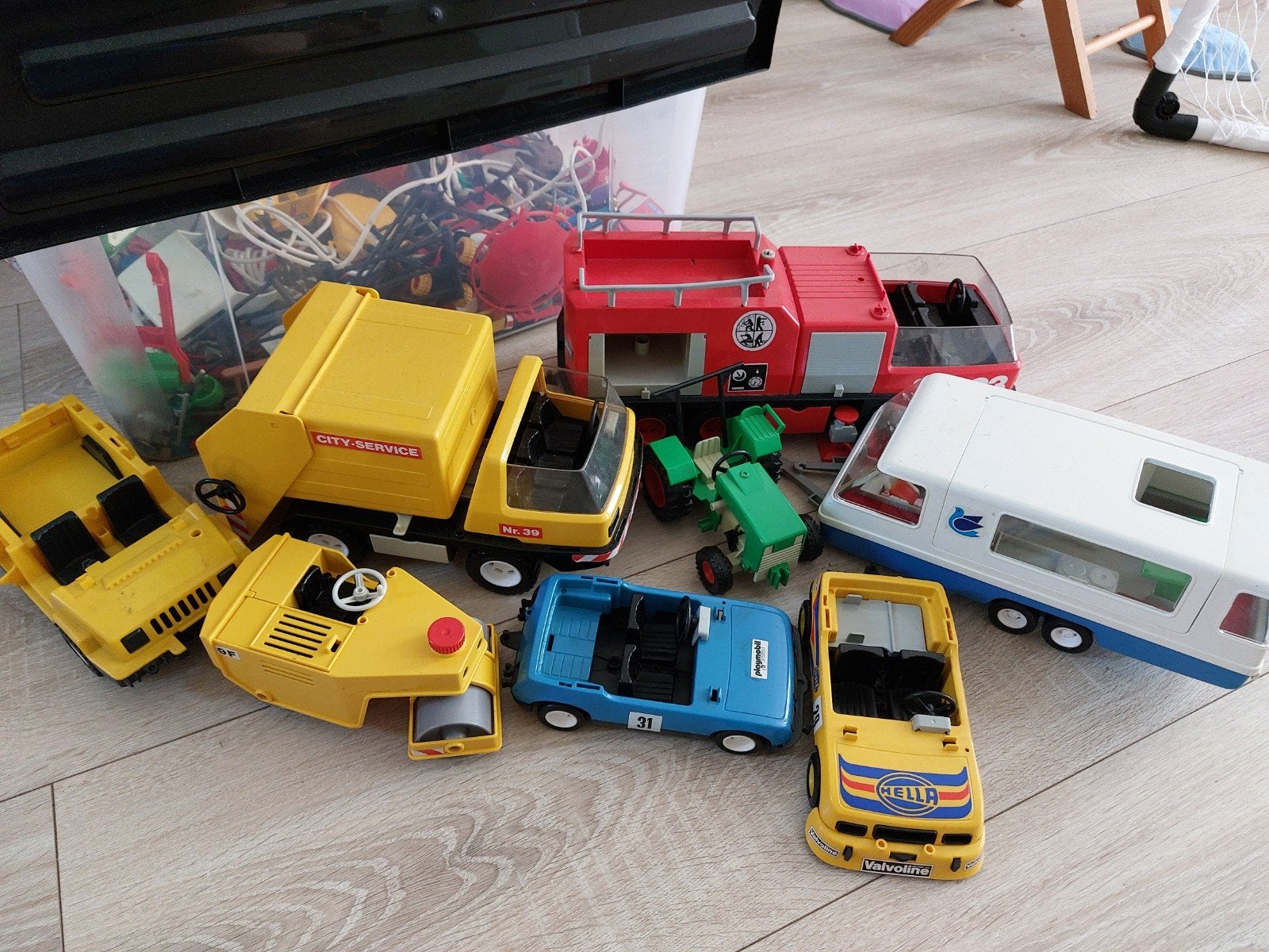 Grote partij vintage Playmobil - Doos vol, Ophalen