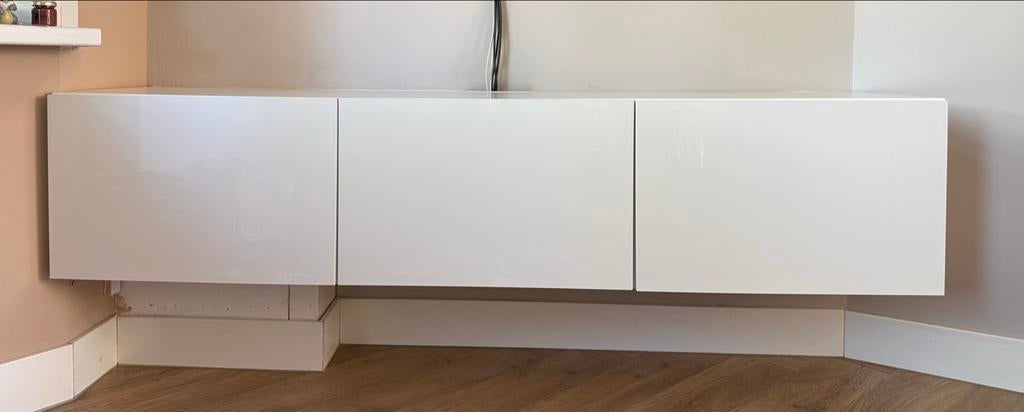 Hoogglans Besta witte IKEA deurtjes, Ophalen of Verzenden, Gebruikt