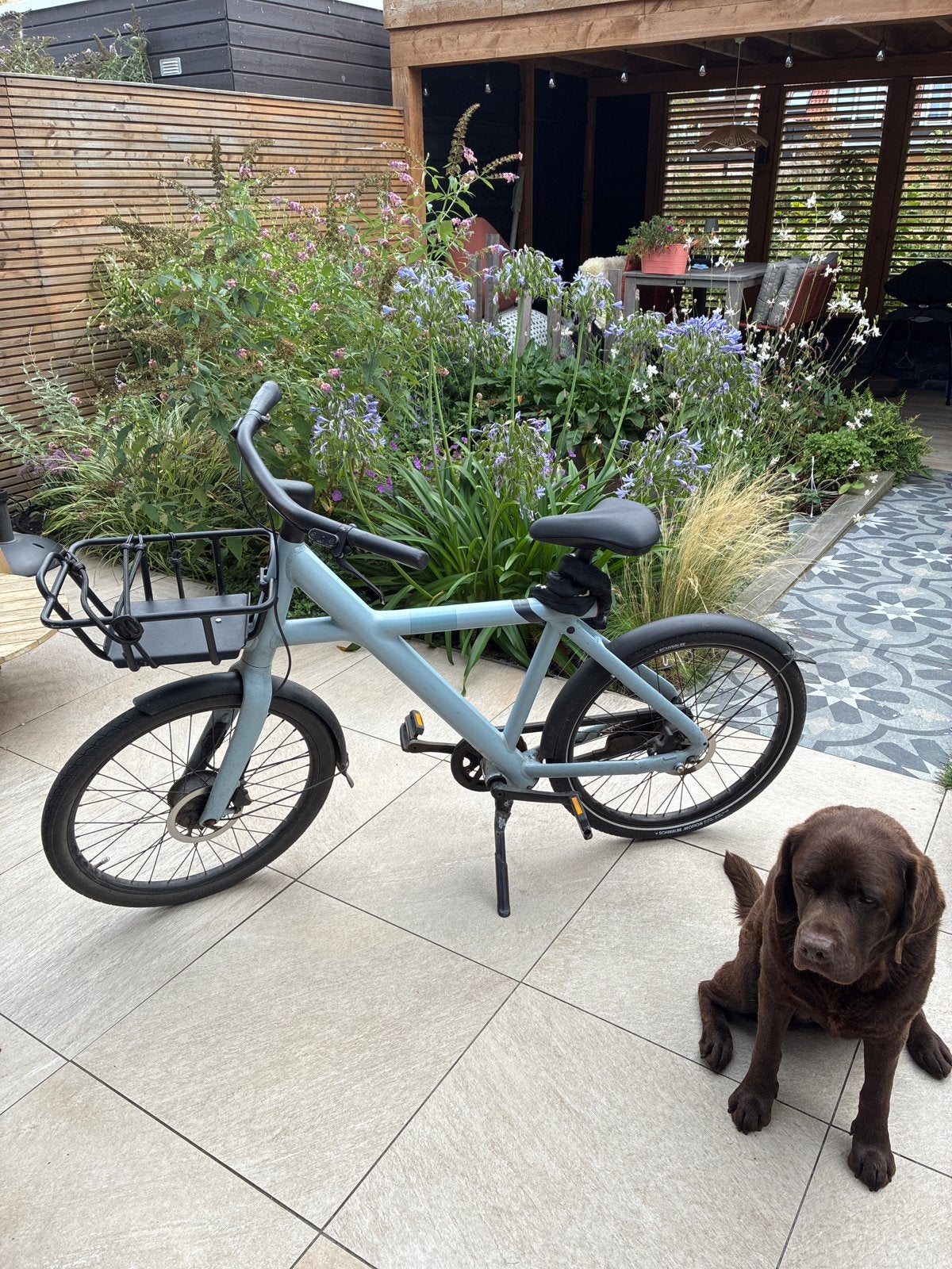 VanMoof X3 E-bike - Lichtblauw -opknapper, Fietsen en Brommers, Elektrische fietsen, Ophalen, Gebruikt, 51 tot 55 cm, Vanmoof