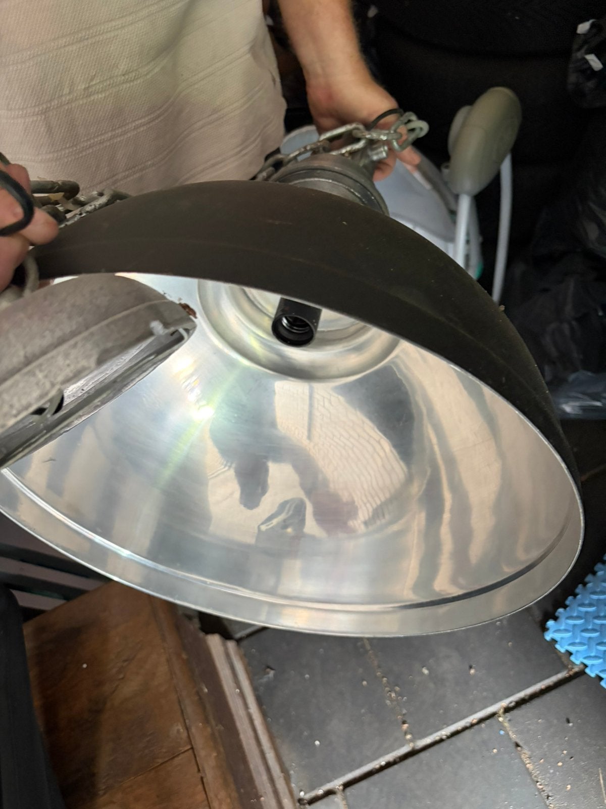 Hanglamp, Ophalen